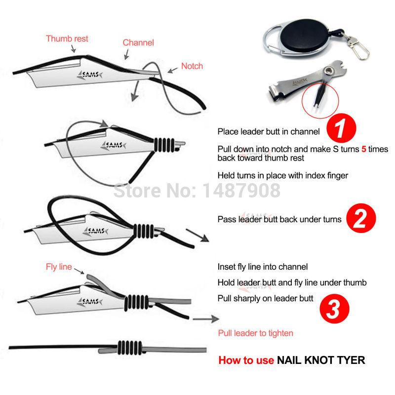 MNFT 1Set Fly Fishing Nippers Clipper Tie Fast Nail Knot Tying Tool  Scissors Hook & Zinger Retractor Multiple Free Combinations