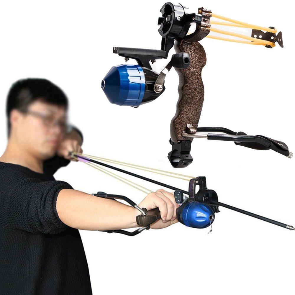 My slingbow for fishing will be this! (Hammer slingbow with reel) :  r/slingshots