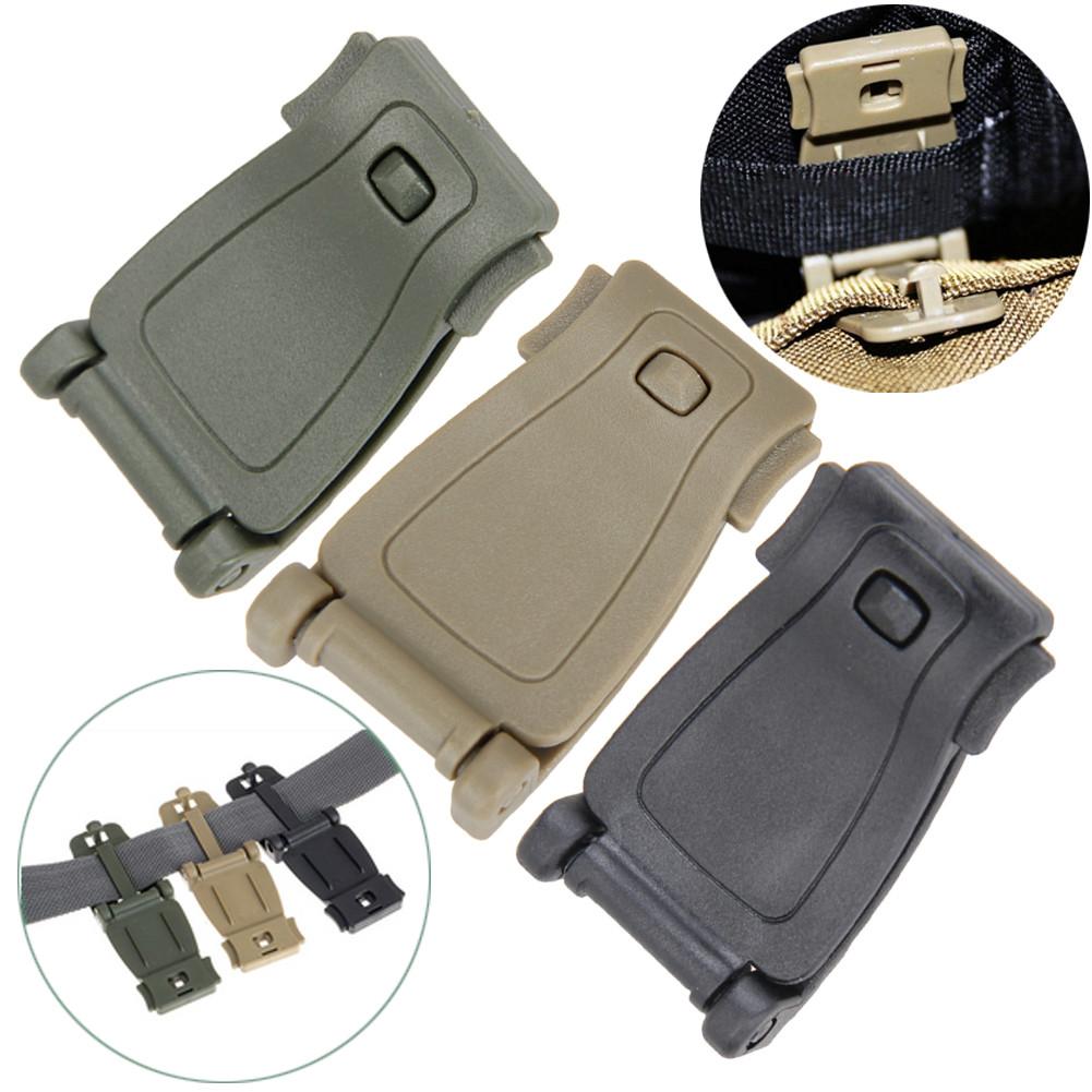 LUORNG 20PCS Webbing Connecting Clip Molle Webbing Connecting Clips Strap  Buckle Backpack Clip Backpack Schoolbag Buckle
