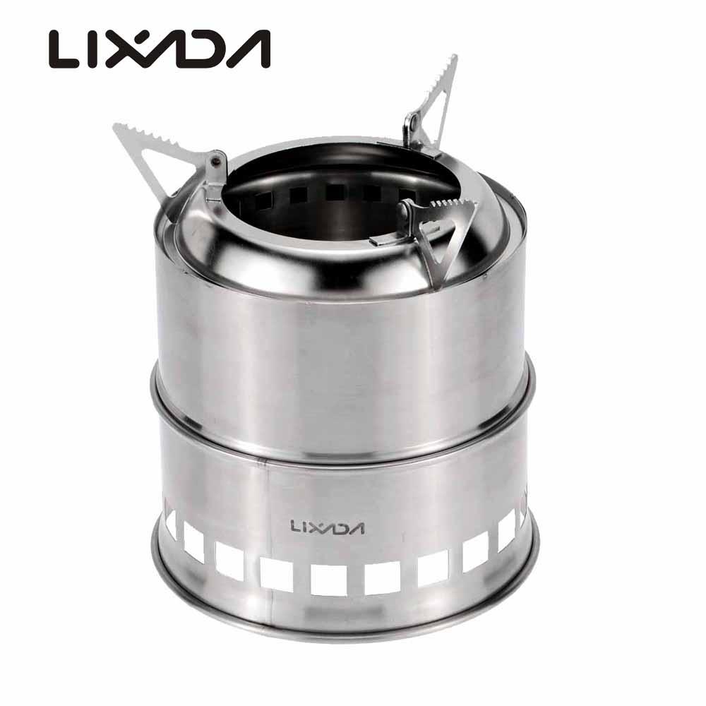 Lixada Portable Folding Wood Stove – Pocket Camping Stove For Hiking & Backpacking