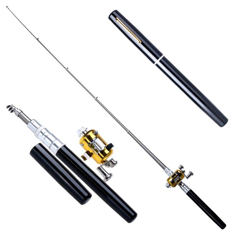 aluminum alloy fishing pole pen Mini Fishing Rod – Portable Pocket Sized (FREE Shipping) – Heads Up Survival