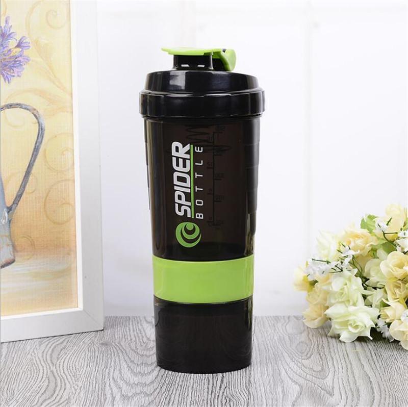 Protein Shaker Bottle – Multi-Function 600ml (FREE Shipping